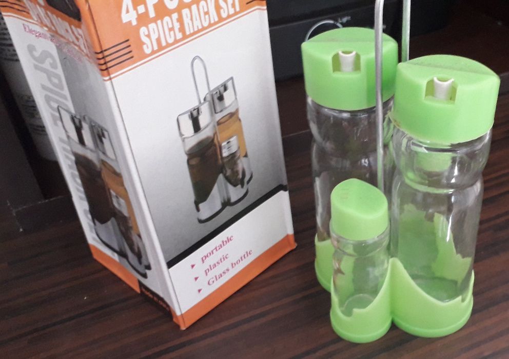 oliviera 4 piese pt ulei otet piper sare