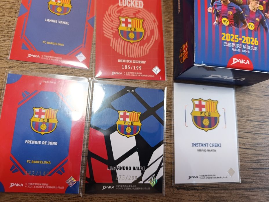 DAKA Barcelona  колекционерски футболни карти
