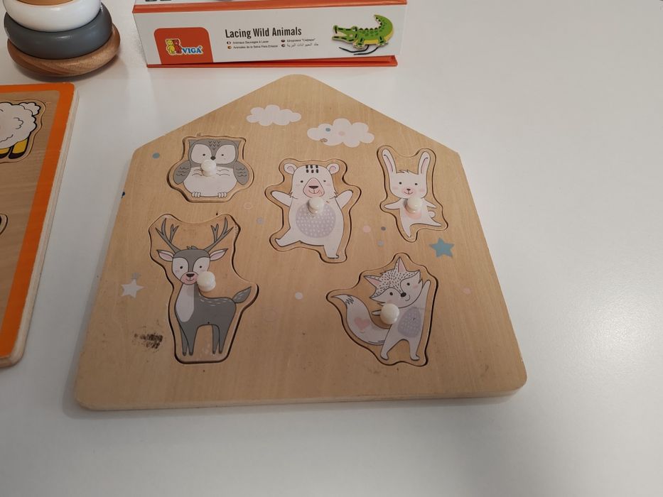 Viga дървени играчки лот