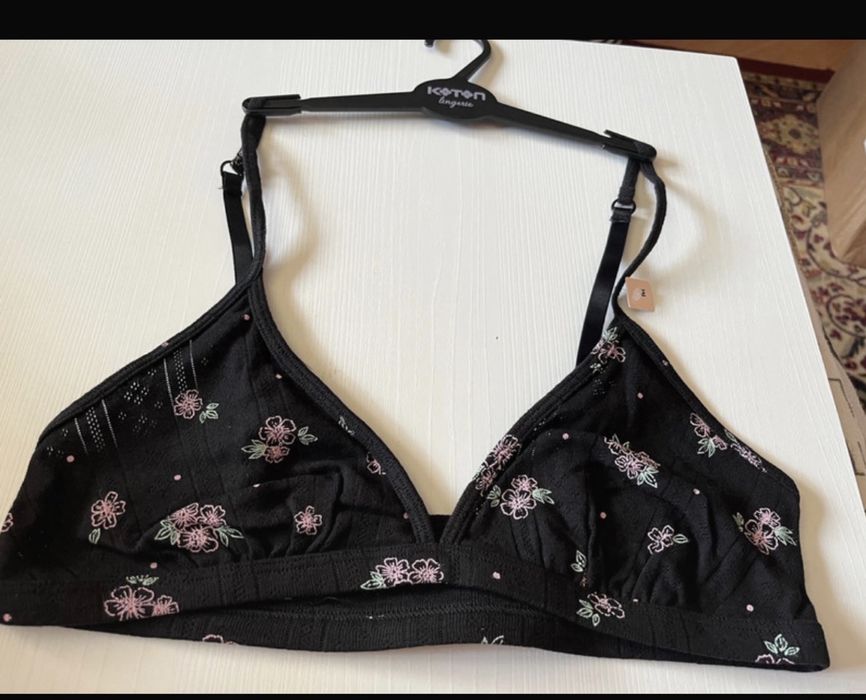 Sutien din bumbac fără sârmă M