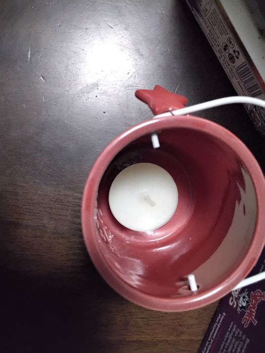 Керамична кофичка свещник