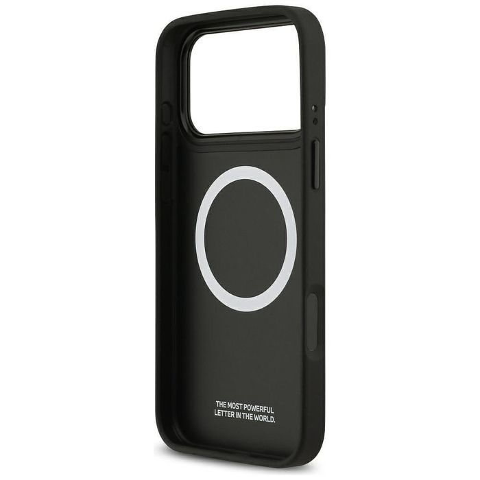 Case bmw m carbon line & logo magsafe for iphone 17 pro max red