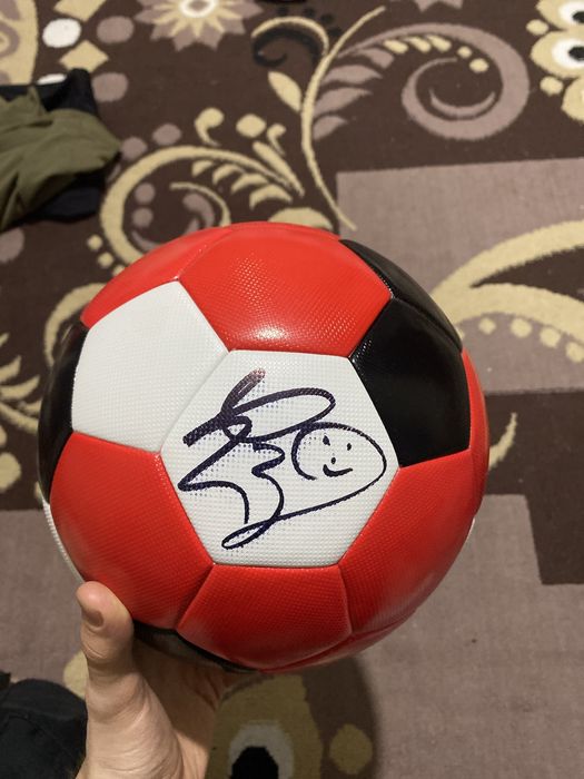 Мяч с автографом Marco Materazzi