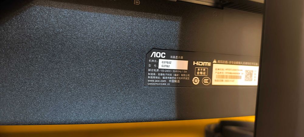 Mонитор aoc c27g2z