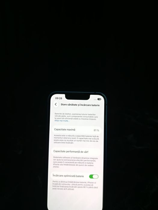 Noble Amanet - iPhone 13 Mini - 128Gb - Baterie 81% - Impecabil