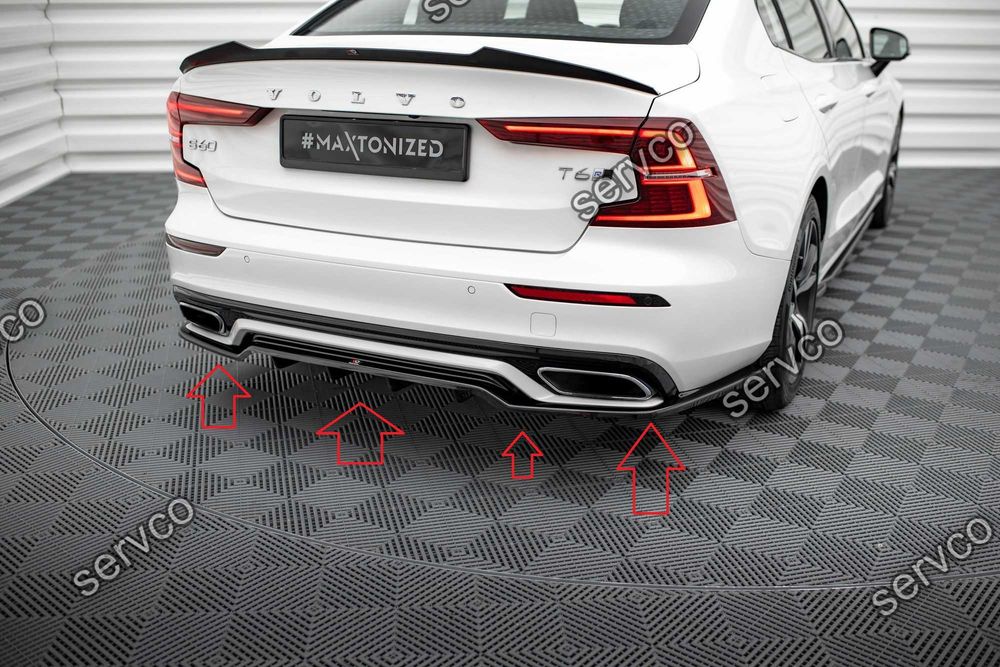 Prelungire bara spate Volvo S60 R-Design Mk3 2018- v2 - Maxton Design