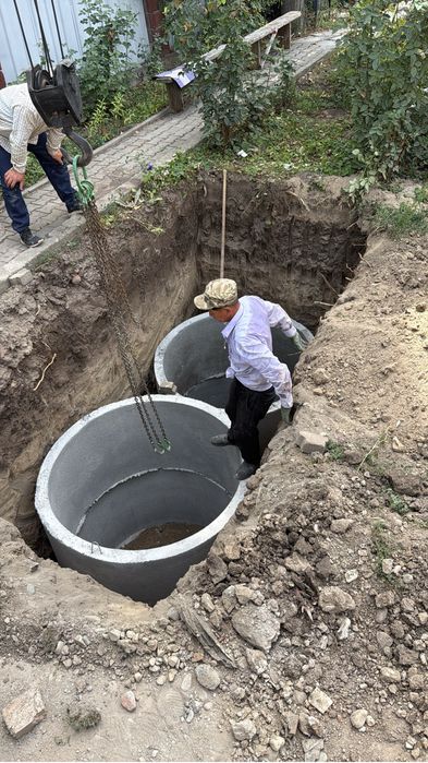 Канализационные кольца септики