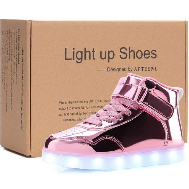 Дамски обувки с LED подсветка