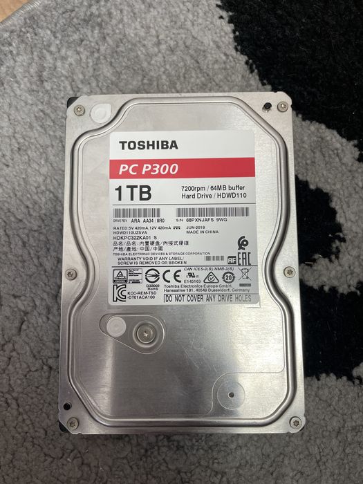Жесткий диск toshiba 1tb