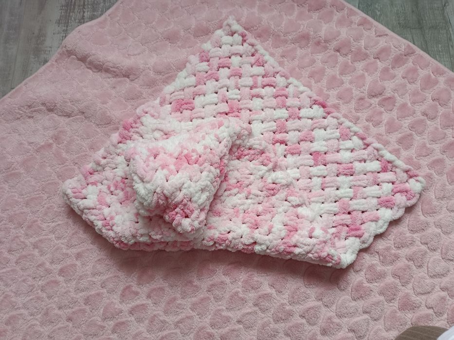 Бебешко одеяло розово
