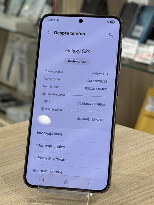 Telefon SAMSUNG Galaxy S24 128GB/8gb RAM, Dual SIM