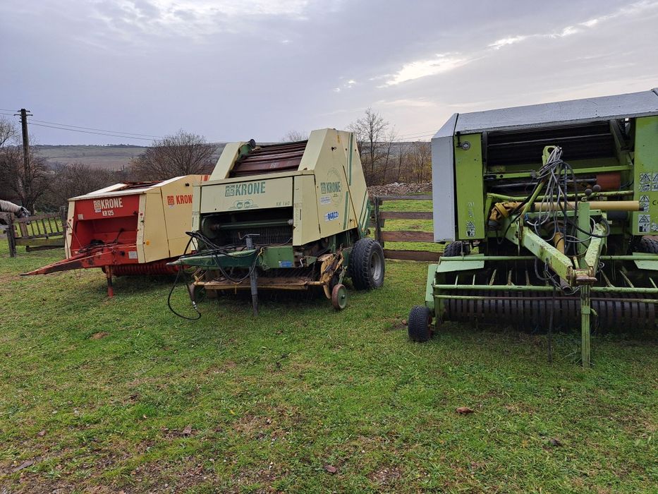 Krone , Claas rollant 46 , 66 , 250 , Deutz presa de balotat rotunda