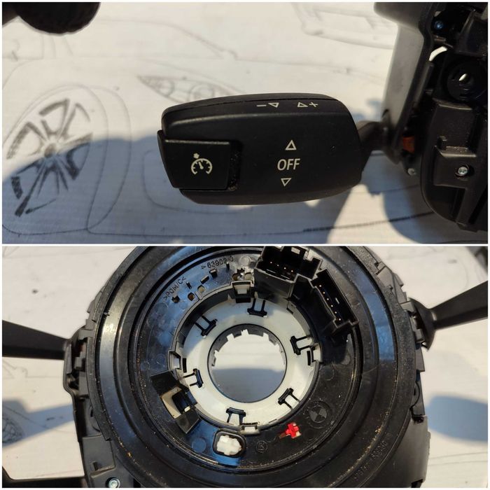 Ansamblu manete comenzi volan + spiră BMW Seria 3 E92 E93 61319123040 2013 / [2005-2014] / (5A3)