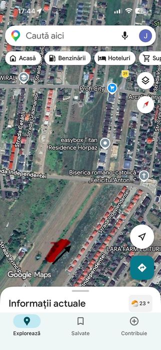 Teren intravilan Horpaz, Iași 675 m2