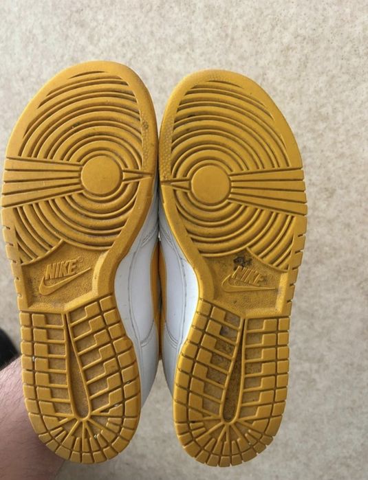Nike Dunk Low "White/University Gold"