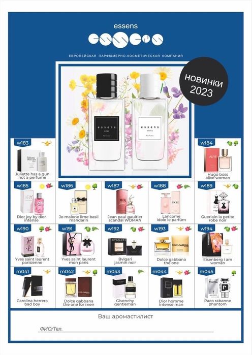 Чешские духи, косметика