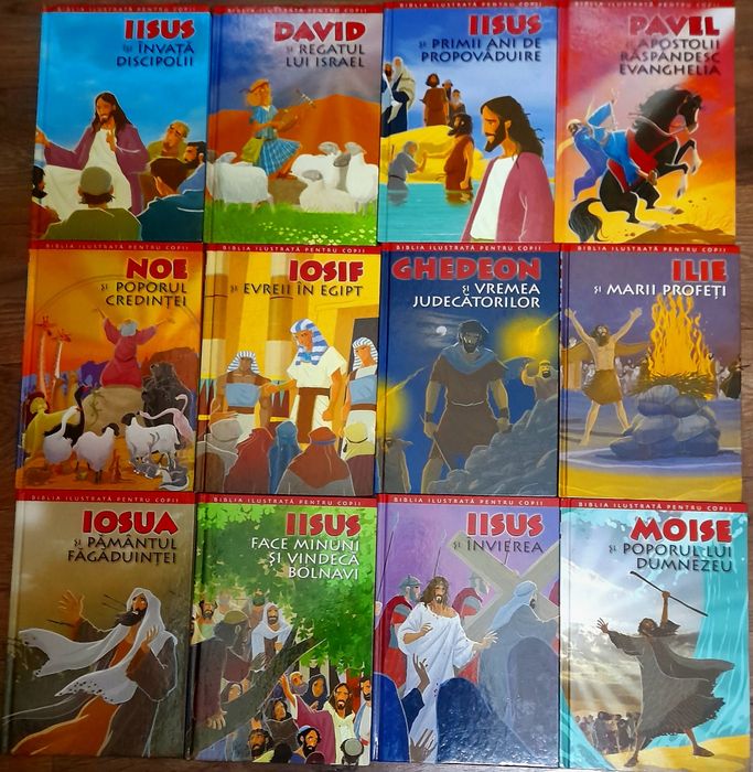 12 vol. Biblia ilustrata pentru copii