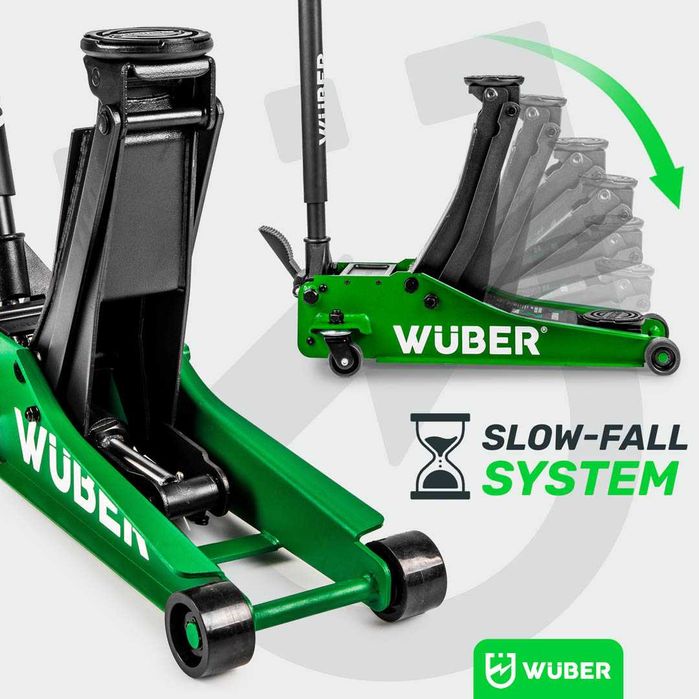 Cric crocodil hidraulic de 3 tone 85-430mm, 2 pistoane, profesional