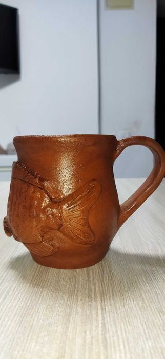 кружка карп. керамика