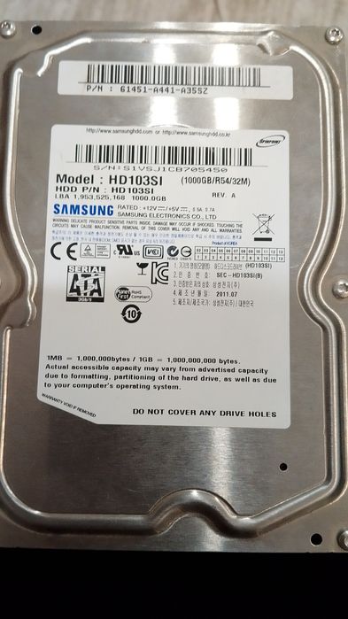 Продам Жёсткий Диск HDD