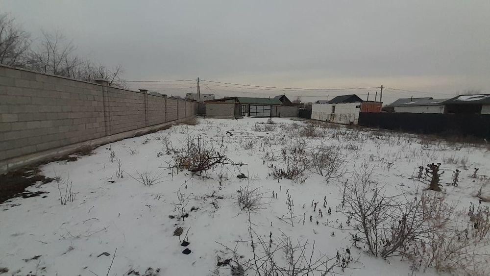 Участок огорожденный