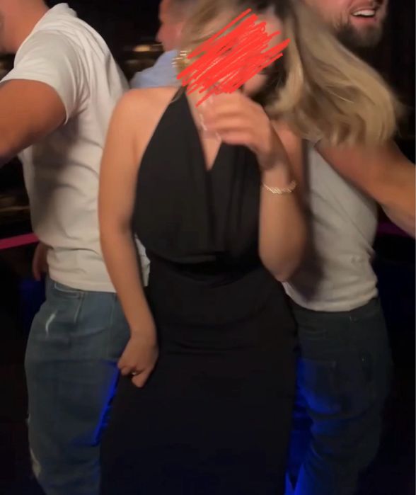 Дамски дълги черни рокли