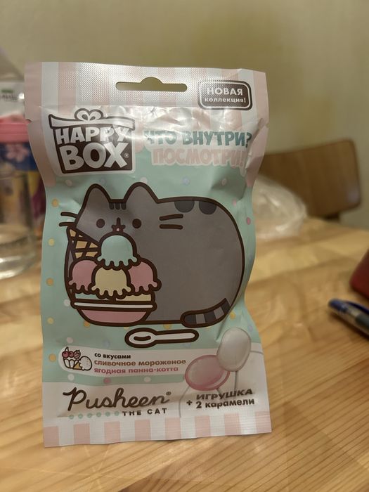 Pusheen, сладкие наборчики с игрушкой