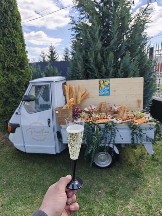Afacere la cheie Evenimente - 2 Mașinuțe Prosecco/CandyBar + Remorcă