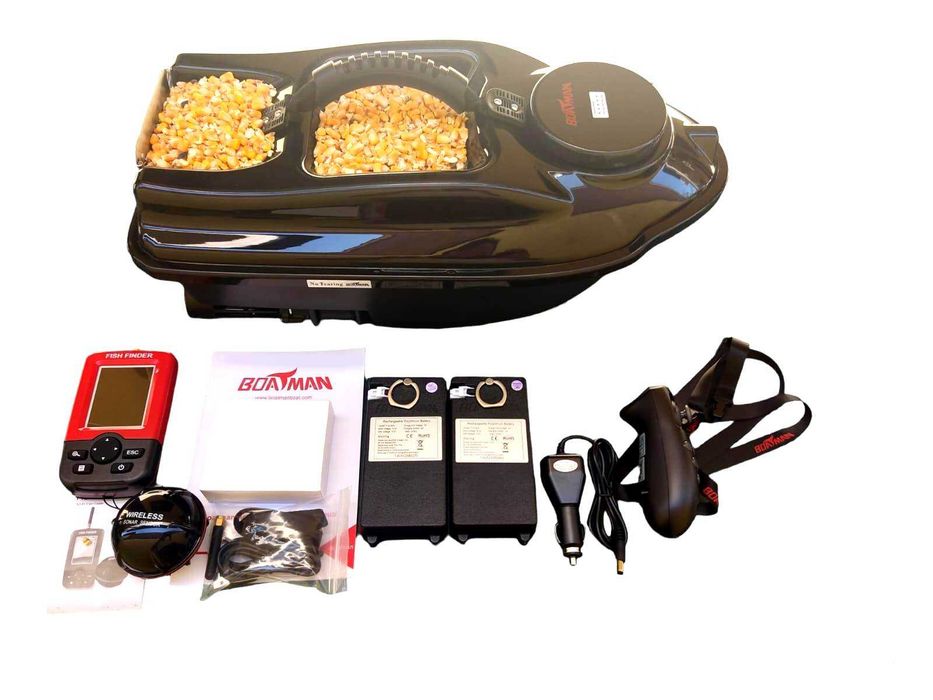 Barcuta profesionala de pescuit cu Sonar -detectori de pesti navomodel