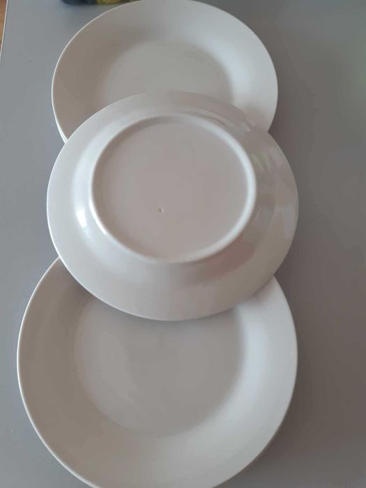 Farfurie alba - set 6 buc