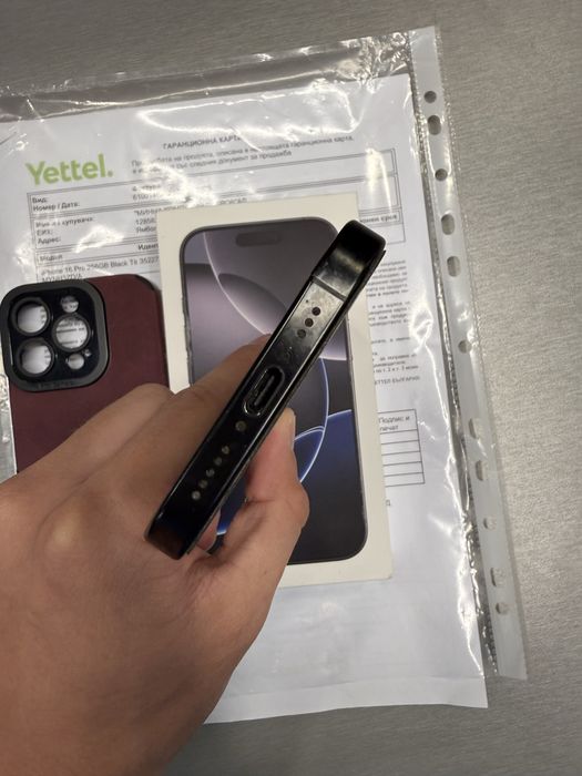Гаранция! Iphone 16 pro 256gb