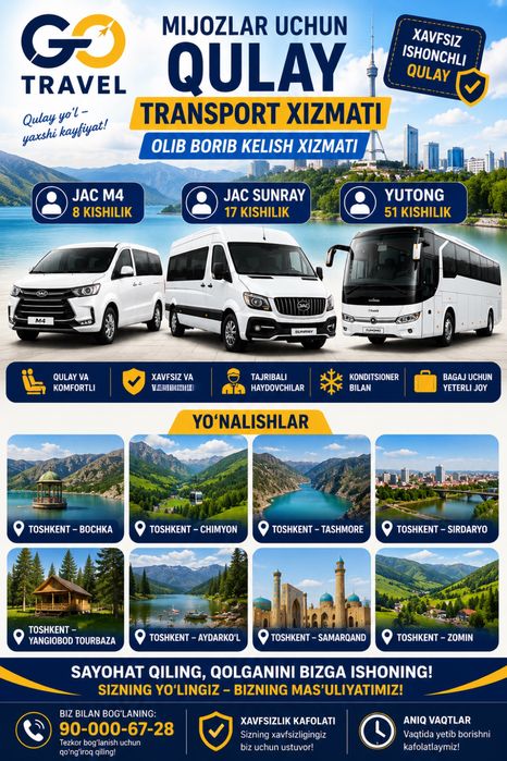 Avtobus va Mikroavtobus xizmati. Аренда автобус Заказ автобус