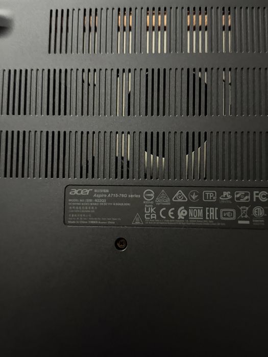 Acer Aspire 7 A715-76G-5436 charcoal black 15.6”