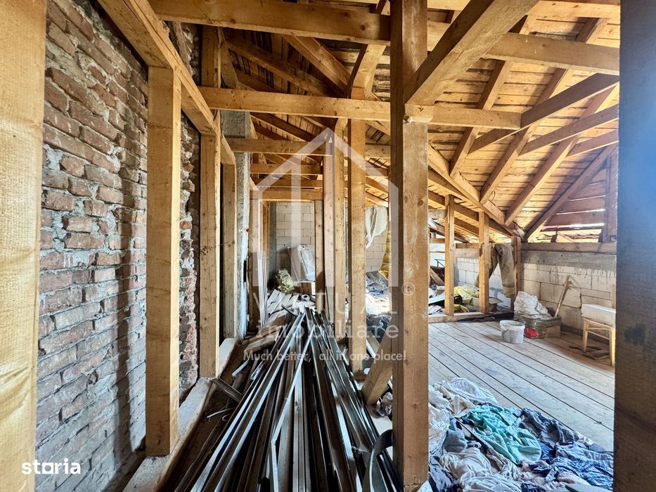 Apartament la casa, 2 camere+mansarda, 70mp utili, Terezian