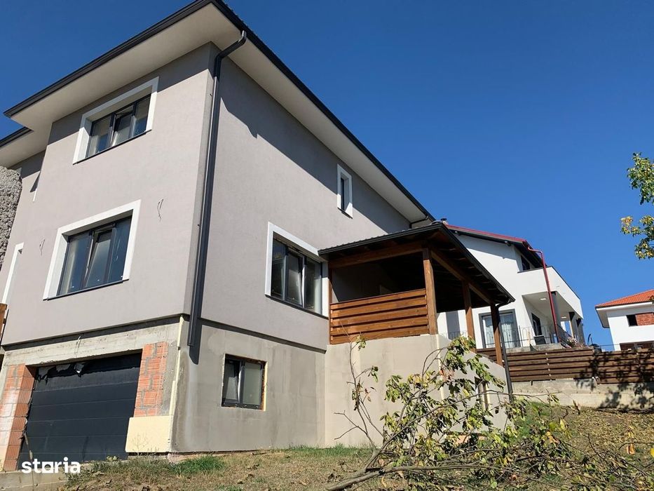 Casă cu teren – Zona Profi Chinteni | Casă nouă, semifinisată | Garaj