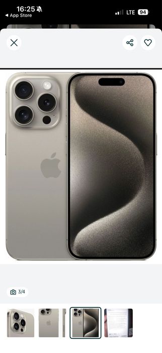 Iphon 15 pro 128 talik