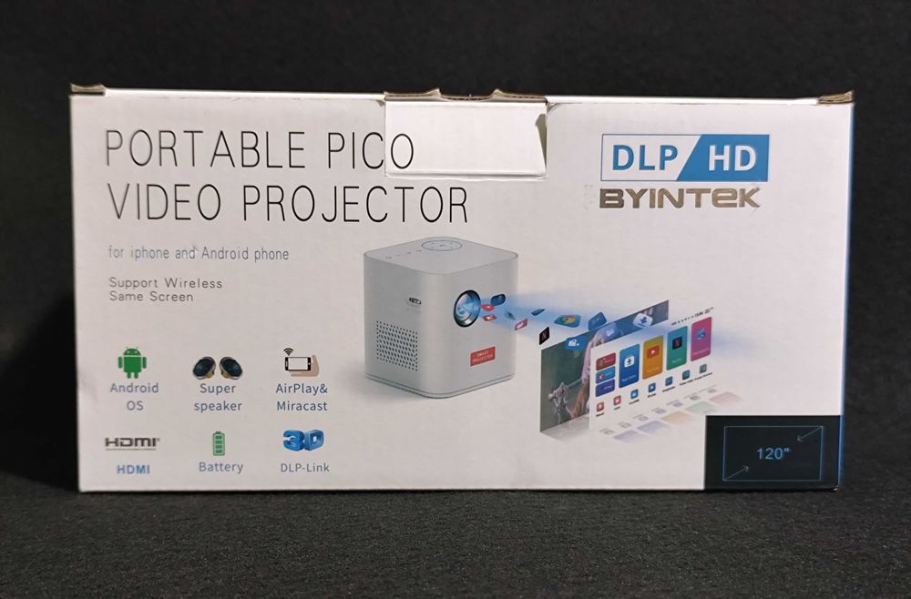 Video-proiector BYINTEK P19 4K, 3D LED
