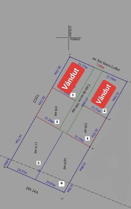 TEREN Moara Grecilor -Str. Principala-DN24, langa Protectia Copilului-