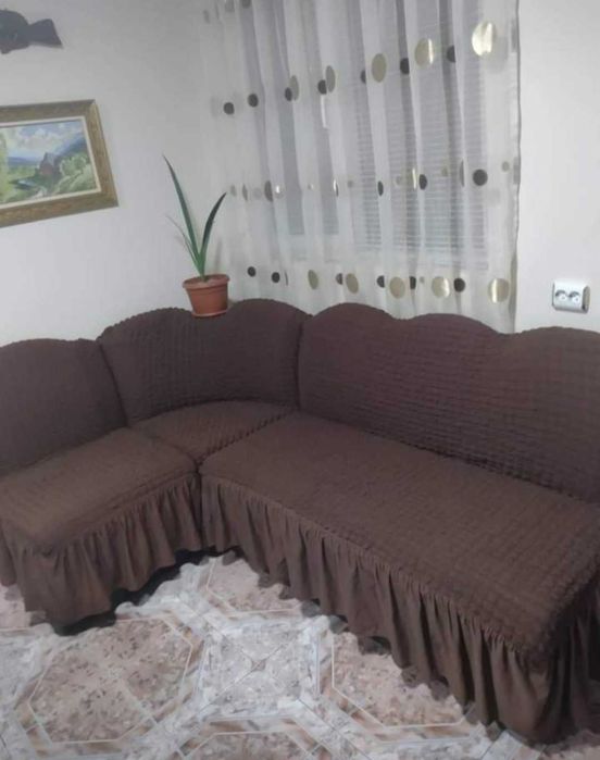 Еластични калъфи за кухненски дивани от 3 части