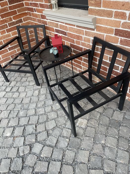 Set 2 scaune metal gradina terasa balcon
