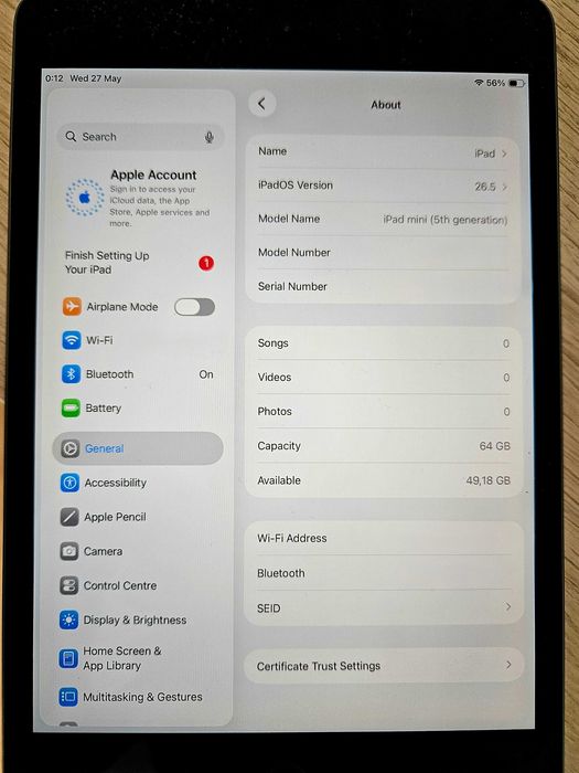 Apple iPad mini 5 64GB Wi-Fi