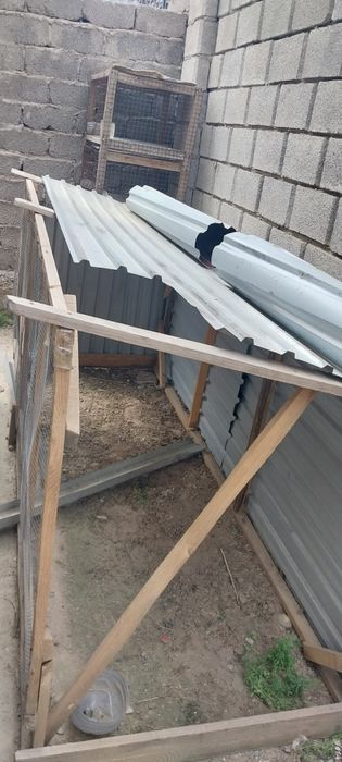 Клетка для кур, обустроенный