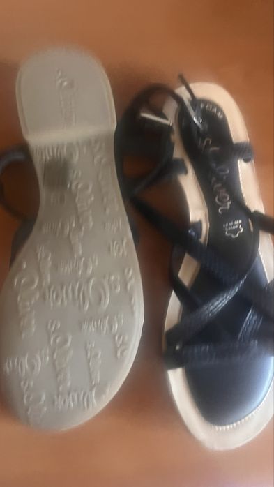 Дамски сандали естествена кожа