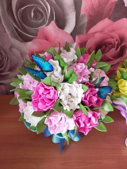 Светильник‑букет "Тюльпаны" и "Пионы"