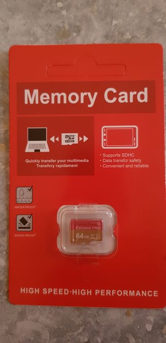 Флеш память . 64 г. Новая в упаковке