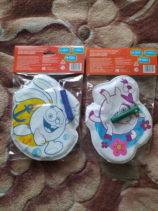 Игрушки для рисования в ванне