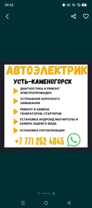 Автоэлектрик на выезд