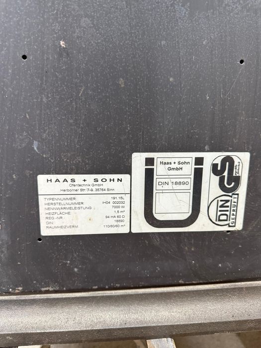 Soba rustica pe lemn Haas & Soon