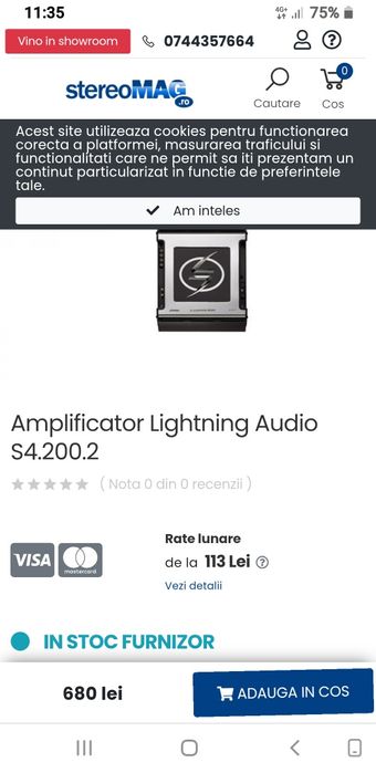 Amplificator audio Lightning