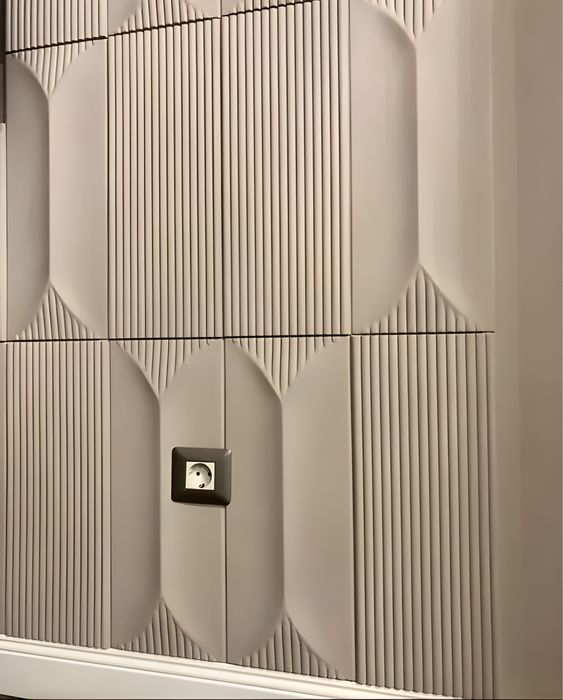 3d panel modern ribbed гипсовые 3д панели 3dpanel decor